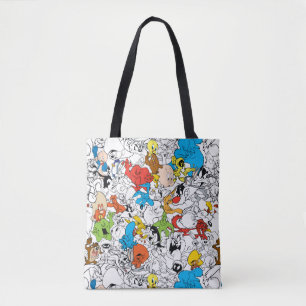 LOONEY TUNES™ Color Pop Pattern Tote Bag