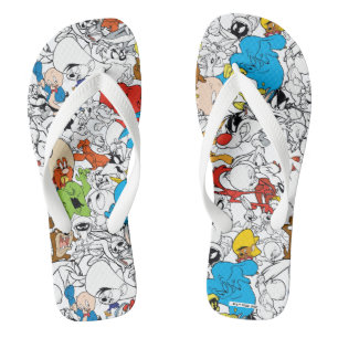 LOONEY TUNES™ Colour Pop Pattern Jandals
