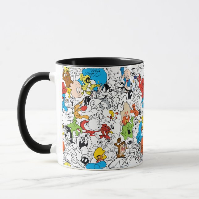 LOONEY TUNES™ Colour Pop Pattern Mug (Left)