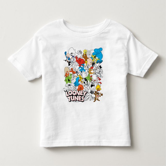 LOONEY TUNES™ Colour Pop Pattern Toddler T-Shirt (Front)