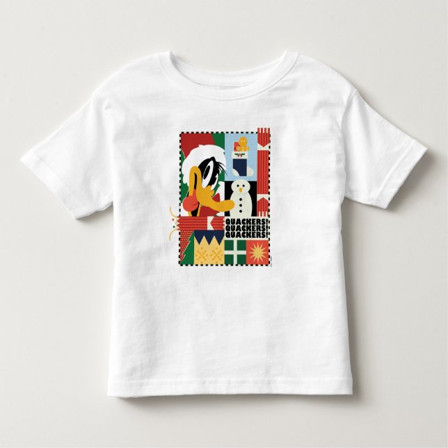 LOONEY TUNES™ DAFFY DUCK™ Holiday Quackers Toddler T-Shirt (Front)