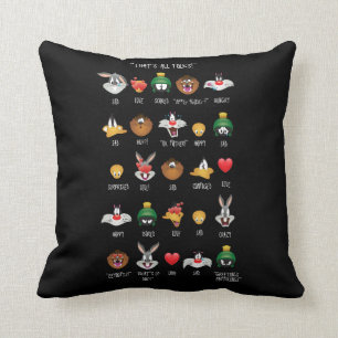 LOONEY TUNES™ Emoji Chart Cushion