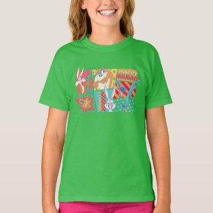 LOONEY TUNES™   Happy Holidays Pattern T-Shirt