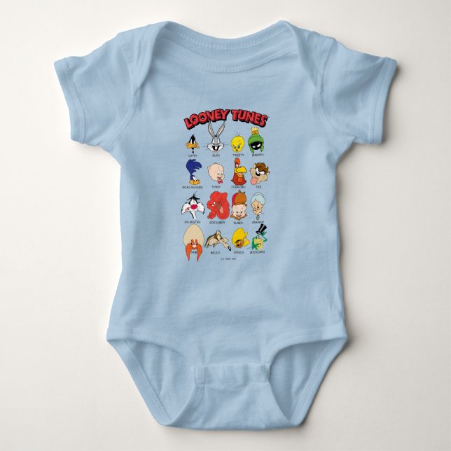 LOONEY TUNES™ Headshots Baby Bodysuit (Front)