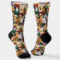 LOONEY TUNES™Holiday Block Pattern