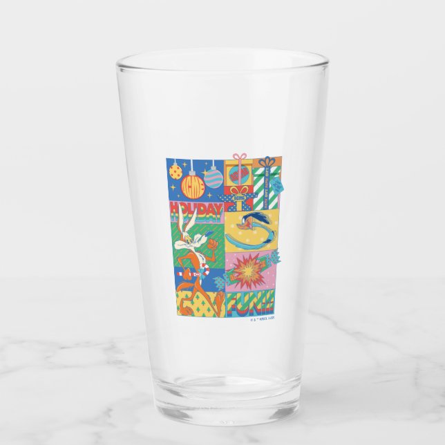 LOONEY TUNES™ | Holiday Fun Glass (Front)