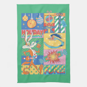 LOONEY TUNES™   Holiday Fun Tea Towel