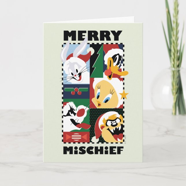 LOONEY TUNES™ Holiday Merry Mischief Card (Front)