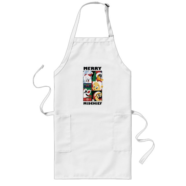 LOONEY TUNES™ Holiday Merry Mischief Long Apron (Front)