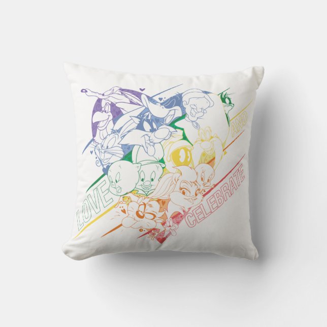 LOONEY TUNES™ - Love and Celebrate Cushion (Front)