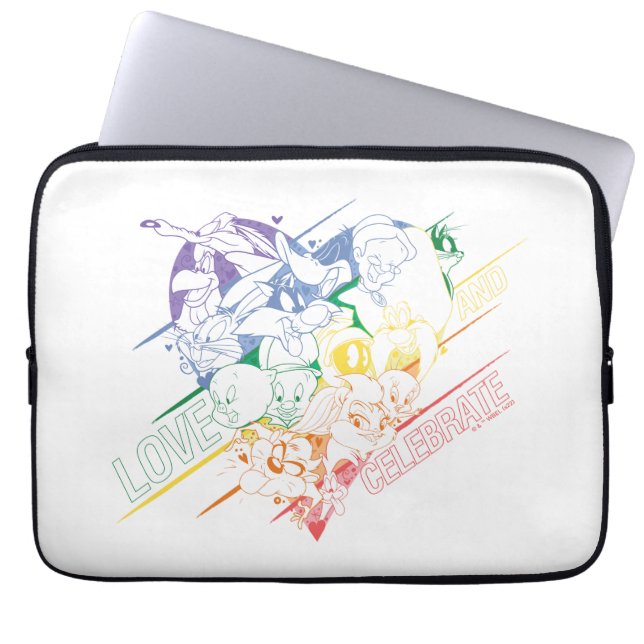 LOONEY TUNES™ - Love and Celebrate Laptop Sleeve (Front)