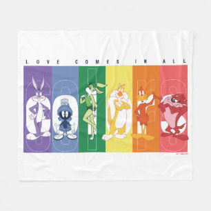 LOONEY TUNES™ - Love Comes In All Colours Fleece Blanket