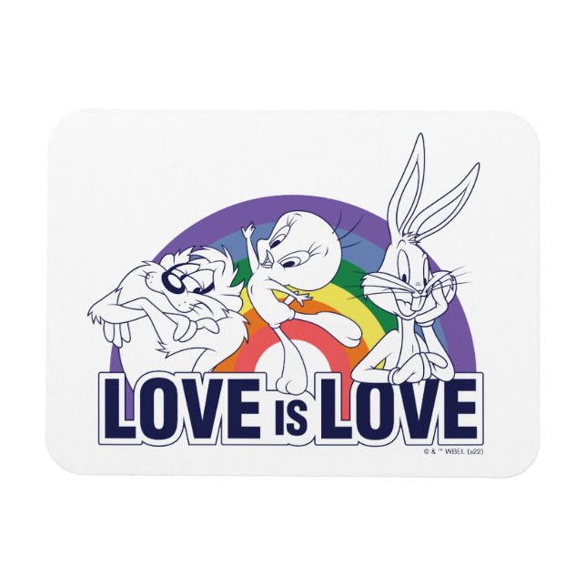 LOONEY TUNES™ - Love Is Love Magnet (Horizontal)