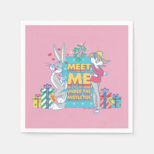 LOONEY TUNES™   Meet Me Under the Mistletoe Napkin
