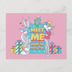 LOONEY TUNES™ Meet Me Under the Mistletoe Postcard