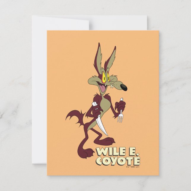 LOONEY TUNES™ Retro Laughs | WILE E. COYOTE™ Card (Front)