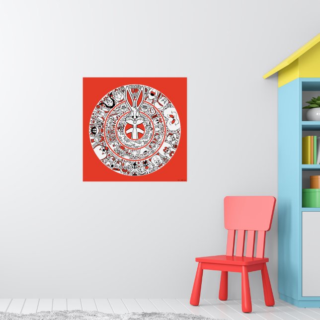 LOONEY TUNES™ Rings Doodle Art Poster (Nursery 1)