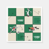 LOONEY TUNES™ Soccer Grid Pattern