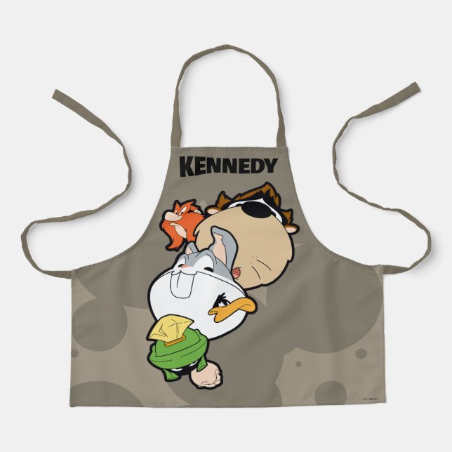LOONEY TUNES™ Stylised Big Heads Apron (Front)