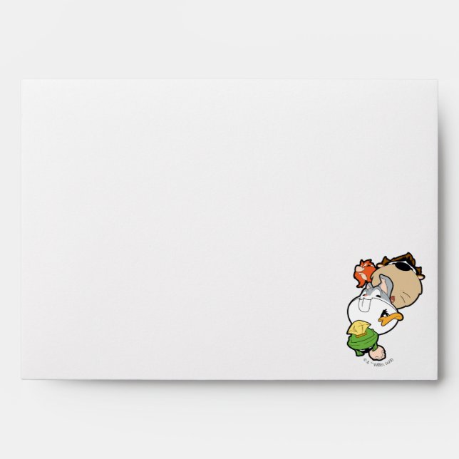 LOONEY TUNES™ Stylised Big Heads Envelope (Front)