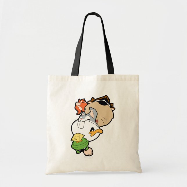 LOONEY TUNES™ Stylised Big Heads Tote Bag (Front)
