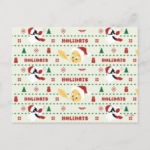 LOONEY TUNES™ SYLVESTER™ & TWEETY™ Holiday Pattern
