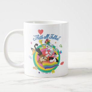 LOONEY TUNES™ - That's All Folks! Pride Bullseye Large Coffee Mug