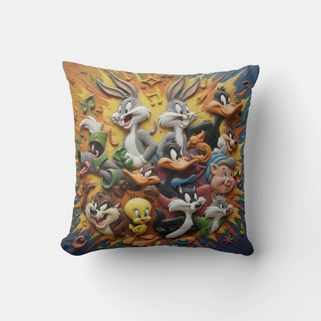 Looney Tunes Throw Cushion (Front)
