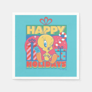 LOONEY TUNES™ TWEETY™ Happy Holidays Napkin