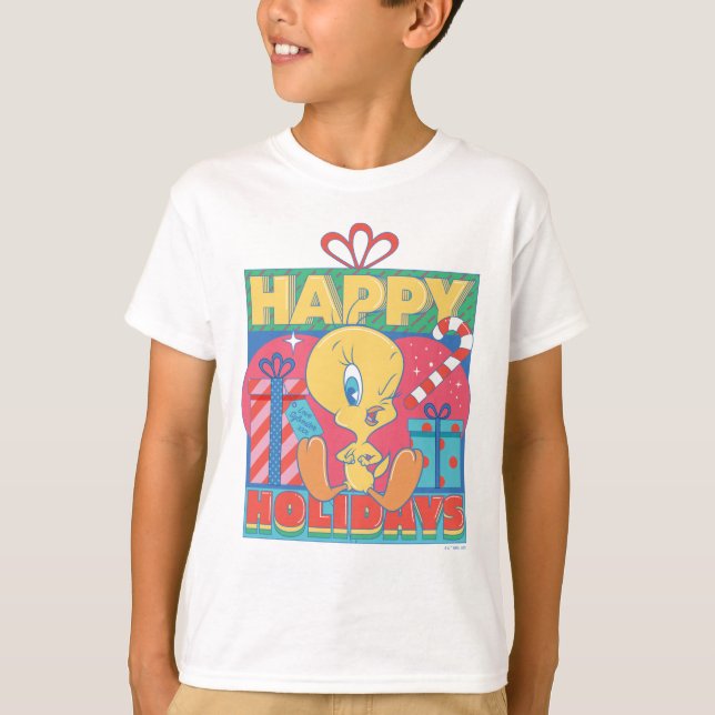 LOONEY TUNES™ | TWEETY™ Happy Holidays T-Shirt (Front)