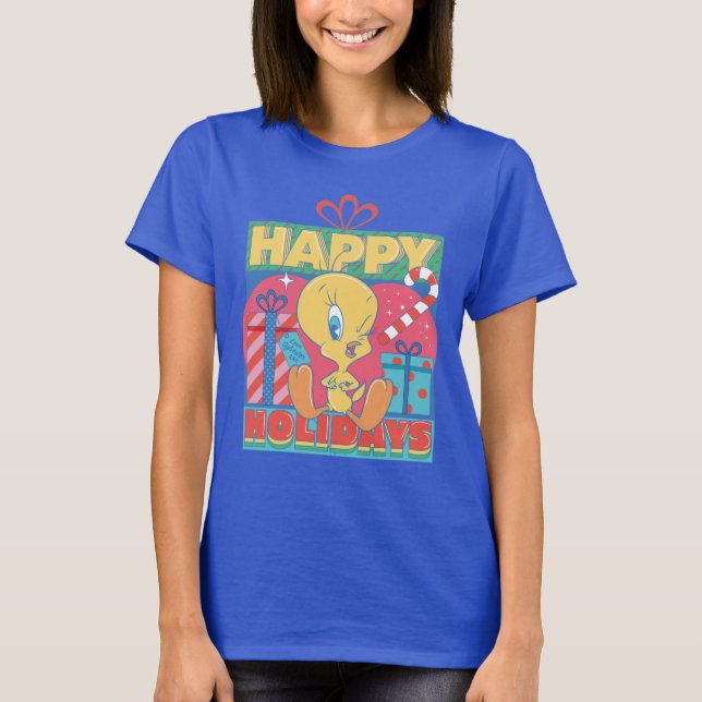 LOONEY TUNES™ | TWEETY™ Happy Holidays T-Shirt (Front)