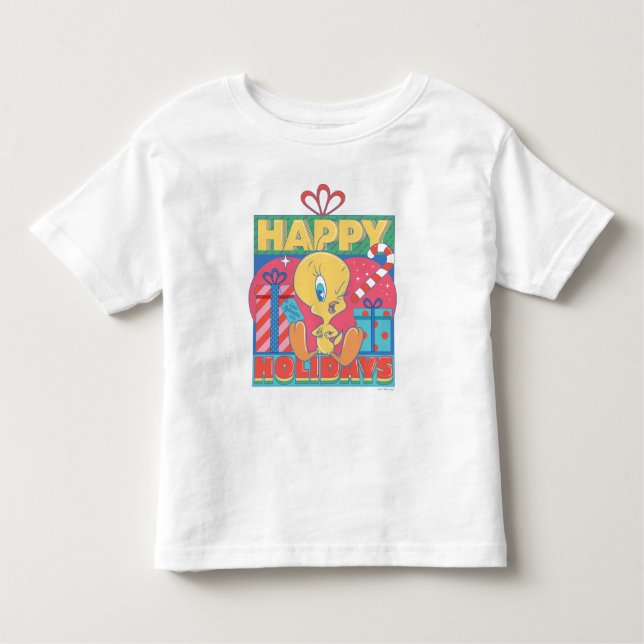 LOONEY TUNES™ | TWEETY™ Happy Holidays Toddler T-Shirt (Front)