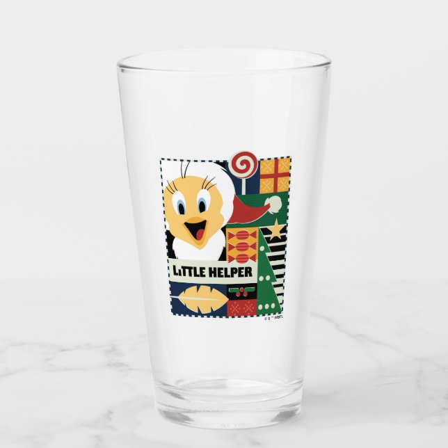 LOONEY TUNES™ TWEETY™ Little Helper Glass (Front)