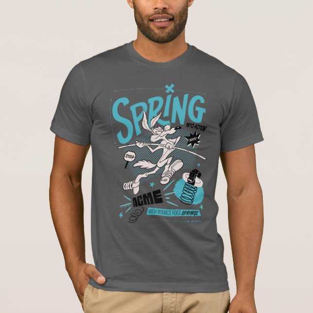 LOONEY TUNES™ | WILE E. COYOTE™ Spring Into Action T-Shirt (Front)