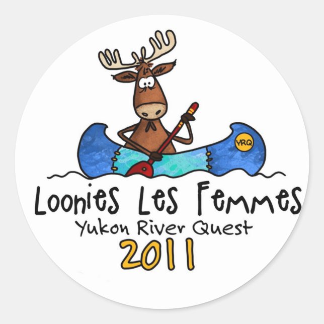 Loonies les femmes YRQ stickers (Front)