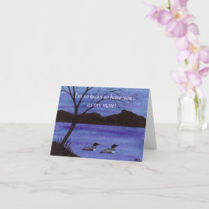 Loons Anniversary Card