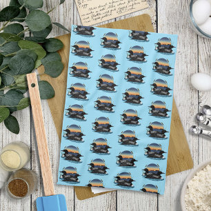 Loons Couple Tea Towel