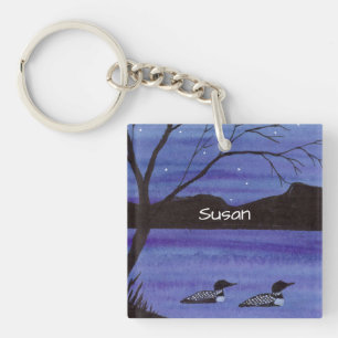 Loons Key Ring