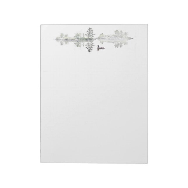 Loons of Maine Notepads: Notepad (Rotated)