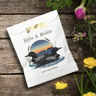 Loons Sunset Blue Favour Bags