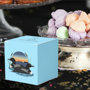 Loons Sunset Blue Favour Box