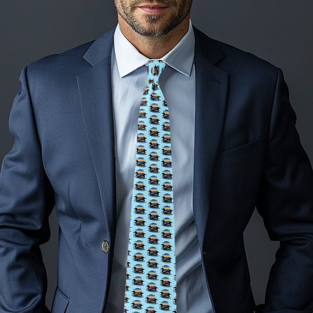 Loons Sunset Blue Tie (Creator Uploaded)
