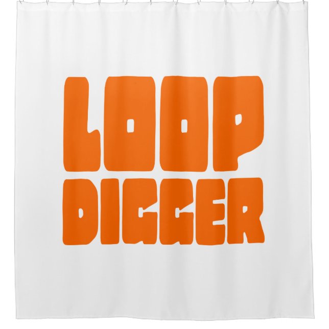 LOOP DIGGER SHOWER CURTAIN (Front)