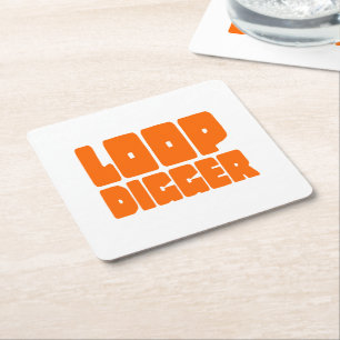 LOOP DIGGER SQUARE PAPER COASTER