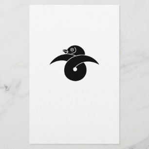 Looped wild goose stationery
