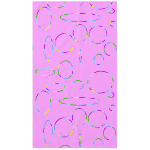 Loops on Pink Tablecloth