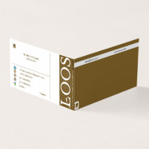 LOOS FOLDED BUSINESS CARD