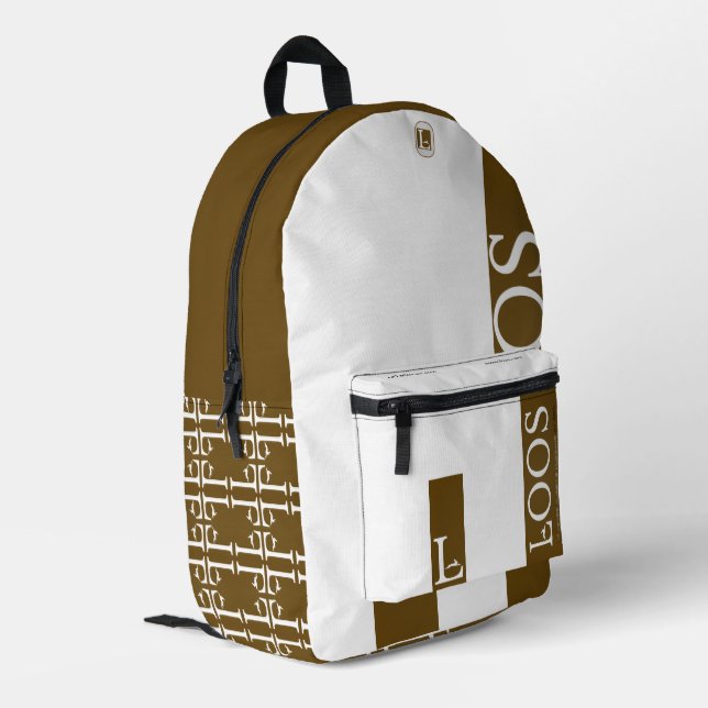 LOOS  PRINTED BACKPACK (Back Corner Left)