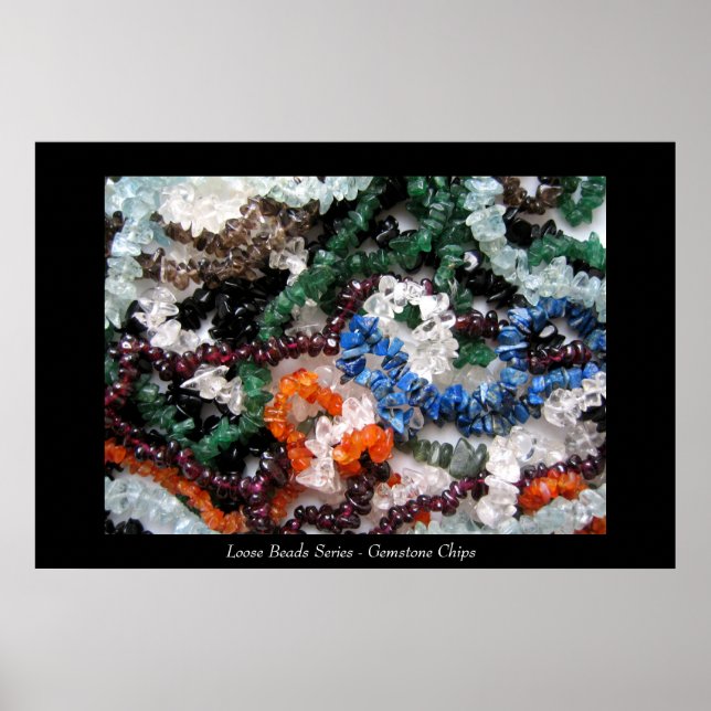 Loose Beads Series - Gemstone Chips Poster (Front)