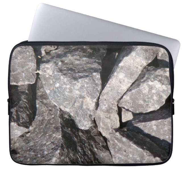 Loose Granite Rock Laptop Sleeve (Front)